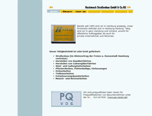 Tablet Screenshot of hackmack-strassenbau.de